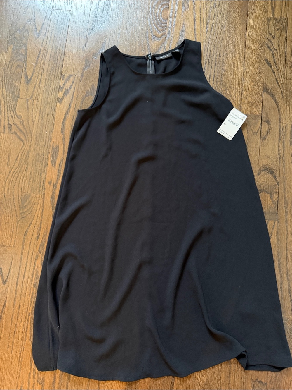 NWT Halogen Black Sleeveless A-Line Dress size xs